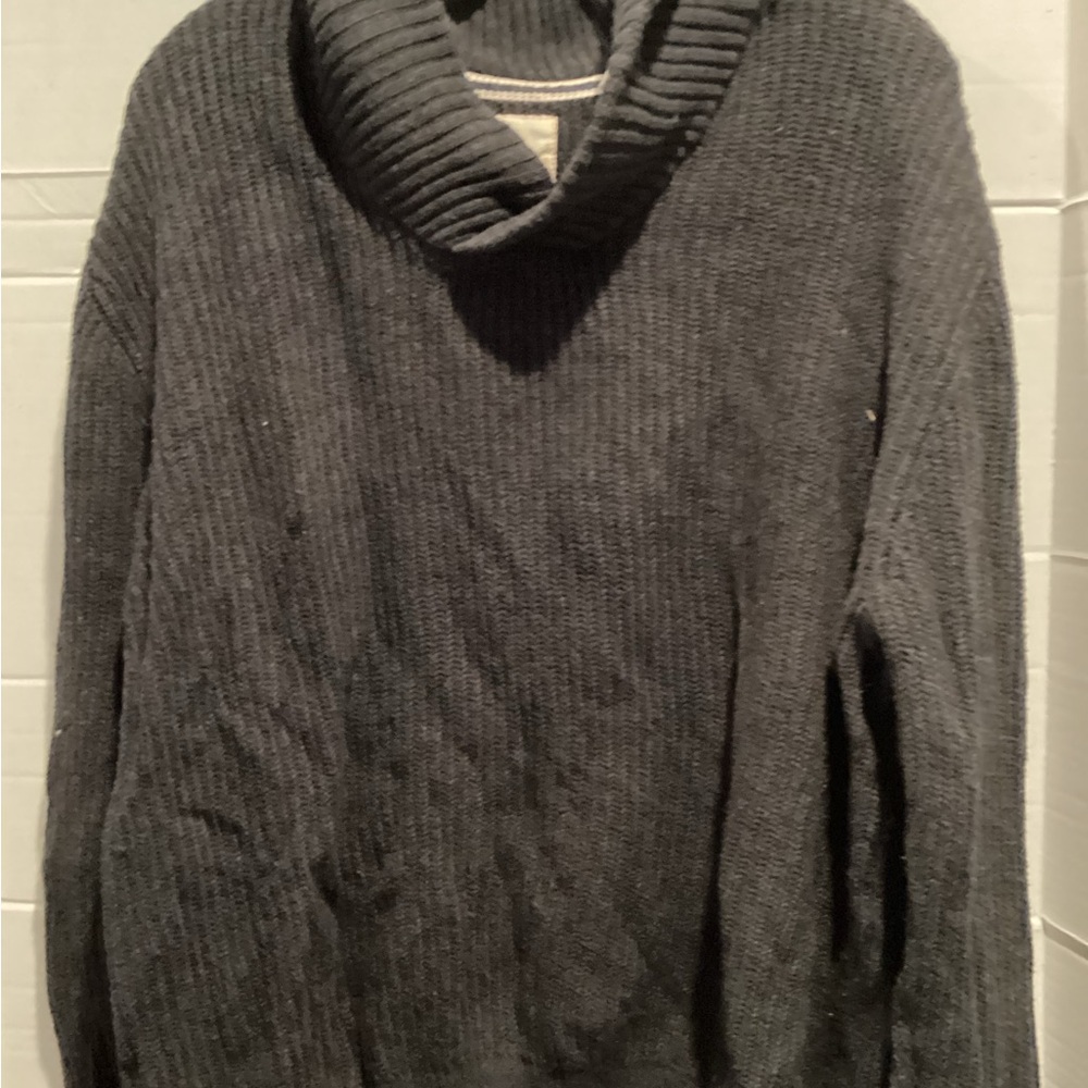 Ladies grey turtleneck Sweater size large